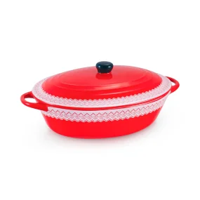 Backform - Natalka, mit Deckel, Keramik, 36 x 22 x 8,5 cm