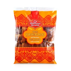 Сухари - Чайные, с изюмом, Сладкая страна, 350 г