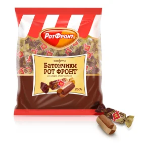 Batontschiki - Rot Front, Schoko-Sahne-Creme, 250 g Batontschiki - Rot Front, Schoko-Sahne-Creme, 250 g