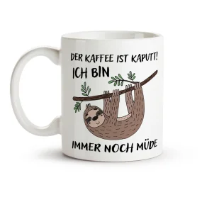 Tasse - Der Kaffee ist kaputt! Ich bin immer noch müde, Keramik, 330 ml