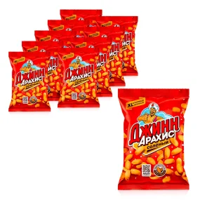 Erdnüsse gesalzen, Jinn, 10 х 80 g Erdnüsse gesalzen, Jinn, 10 х 80 g