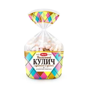 Ostergebäck - Kulitsch mit Rosinen, Früchten und Marshmallow, 350 g