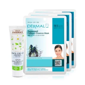 Gesichtspflegeset - Feuchtigkeit, Extra-Feuchtigkeit, Creme + Maske: 3 Stk.