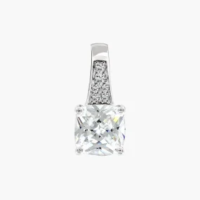 Anhänger, Silber 925°, Zirkonia, 16 mm