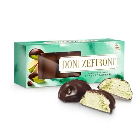 Zefir - Doni Zefironi, mit Pistaziengeschmack, in Schokoglasur, Neva, 210 g