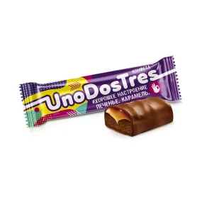 Konfekt - UnoDosTres, mit Keksen und Karamell, Nevskij Konditer, 300 g   