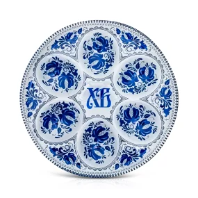 Пасхальная подставка на 6 яиц - Узор, стекло, Ø 18 см