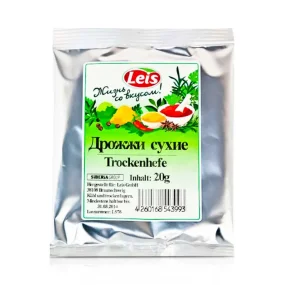Сухие дрожжи, Leis, 20 г Сухие дрожжи, Leis, 20 г