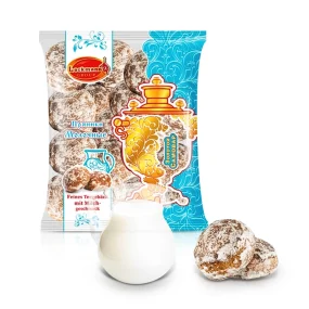 Пряники -Золотой самовар, с молочным вкусом, Lackmann, 400 г Пряники -Золотой самовар, с молочным вкусом, Lackmann, 400 г