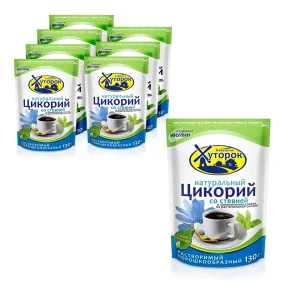 Zichorien-Pulver mit Stevia und Sahne, Zip-lock, 130 g х 8