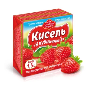 Кисель клубничный, Сладкая страна, 225 г
