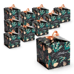 Geschenkbox - Zapfen, 12 x 12 cm, 10 St.