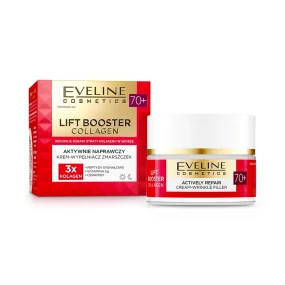 Крем для лица - Активный восстанавливающий, 70 +, Collagen Lift Booster, Eveline, 50 мл Крем для лица - Активный восстанавливающий, 70 +, Collagen Lift Booster, Eveline, 50 мл