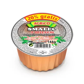 Schweineschmalz, mit Schweine- und Hühnerfleisch, 144 g Schweineschmalz, mit Schweine- und Hühnerfleisch, 144 g