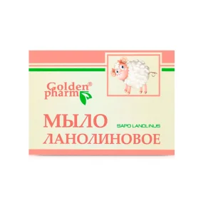 Seife - Lanolin, Golden Pharm, 70 g Seife - Lanolin, Golden Pharm, 70 g