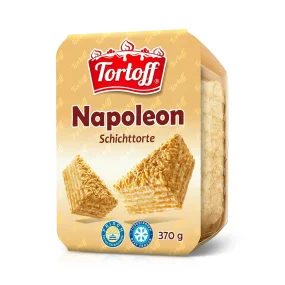 Torte - Napoleon, mit Cremefüllung, Tortoff, 370 g