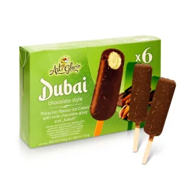 Мороженое - Эскимо Дубай, с фисташкой и тестом катаифи, 6 шт. 330 г Мороженое - Эскимо Дубай, с фисташкой и тестом катаифи, 6 шт. 330 г