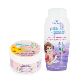 Set - Kinder, Shampoo-Duschgel + Creme, Belle Jardin