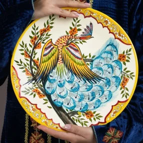 Lagan - Feuervogel X5, Rischtan-Keramik, Ø 42 cm