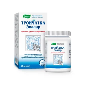 Тройчатка, Эвалар, 40 капсул Тройчатка, Эвалар, 40 капсул
