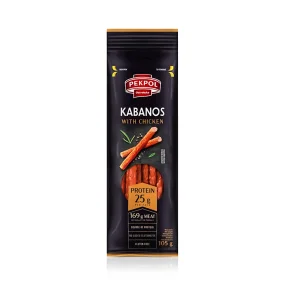  Колбаски куриные- Kabanos, копчёные, 105 г
