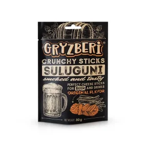 Käse-Sticks - Suluguni, getrocknet und geräuchert, Gryzberi, 30 g