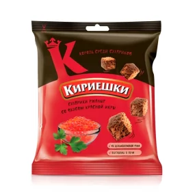 Brotcroutons - Kirieschki, mit Kaviargeschmack, 40 g  