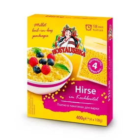 Hirse im Kochbeutel, Hosyauschka, 4 x 100 g