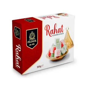 Orientalische Süßigkeiten - Rachat-Lukum mit Fruchtgescjmack, Boromir, 500 g