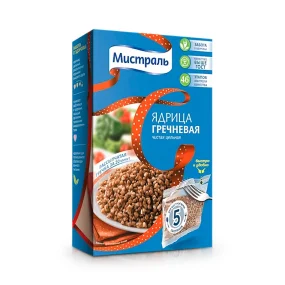 Buchweizen, Mistral, ganz, im Kochbeutel, 5 х 80 g