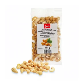 Cashewkerne geröstet und gesalzen, 150 g Cashewkerne geröstet und gesalzen, 150 g
