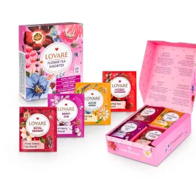 Tee Set - Blumenassorti, 4 Sorten, Lovare, 48 g Tee Set - Blumenassorti, 4 Sorten, Lovare, 48 g