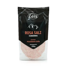 Rosa Salz feinkörnig, Druckverschluss, Leis, 250g 