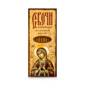 Wachskerzen - Sieben-Schmerzen, 12 Stk.