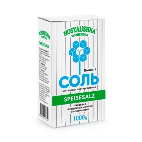 Соль пищевая, поваренная, Хозяюшка, 1 кг