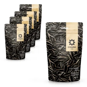 Семечки - Ermak, полосатые, жареные, солёные, 5 х 200 г