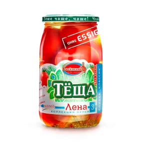 Помидоры - Сливка, без уксуса, 880 г Помидоры - Сливка, без уксуса, 880 г