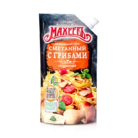 Соус майонезный, со сметаной и грибами, 200 г Соус майонезный, со сметаной и грибами, 200 г
