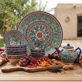 Teeservice Maxi – KaraKalam KSV1 – R1 – Risсhtan Keramik – 21-teilig