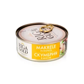 Makrele in Öl, Riga Gold, 240 g