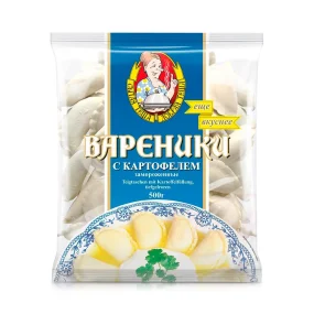 Вареники с картошкой, Сытая тёща, 500 г Вареники с картошкой, Сытая тёща, 500 г