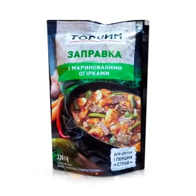 Заправка для рассольника - Торчин, с маринованными огурцами, 240 г