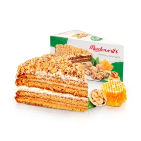 Honigtorte - Medowik, Premium, mit Walnüssen, Medovnik, 145 g Honigtorte - Medowik, Premium, mit Walnüssen, Medovnik, 145 g