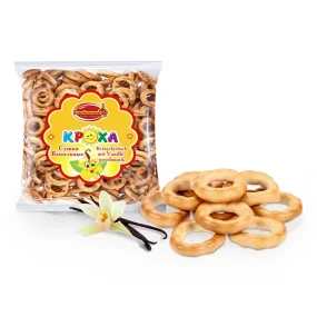 Gebäckringe - Krocha, mit Vanillegeschmack, Lackmann, 200 g