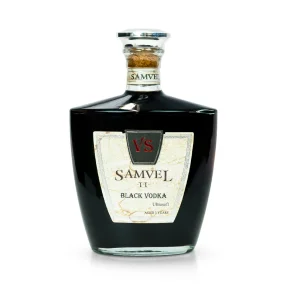 Чёрная водка - Самвел II Black 3 года, 40 % алк., 0,5 л Чёрная водка - Самвел II Black 3 года, 40 % алк., 0,5 л