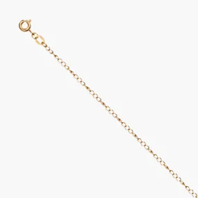 Kette, Silber 925° vergoldet, Länge 45 cm, Ø 0,35 mm, Breite 1,76 mm Kette, Silber 925° vergoldet, Länge 45 cm, Ø 0,35 mm, Breite 1,76 mm