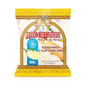 Вареники Две Сестры, с картошкой, 800 г Вареники Две Сестры, с картошкой, 800 г