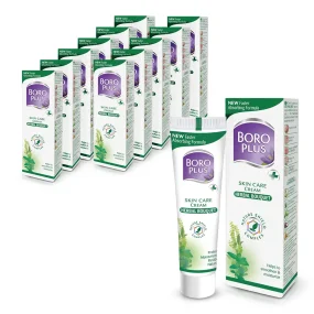 Hautpflegecreme - Boro Plus, Kräuter, 12 х 25 ml