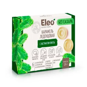 Bonbonkaramell, mit Tannenextrakt, Eleo, 19 g Bonbonkaramell, mit Tannenextrakt, Eleo, 19 g