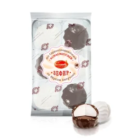 Зефир со вкусом капучино, в шоколадной глазури, Lackmann, 180 г Зефир со вкусом капучино, в шоколадной глазури, Lackmann, 180 г
